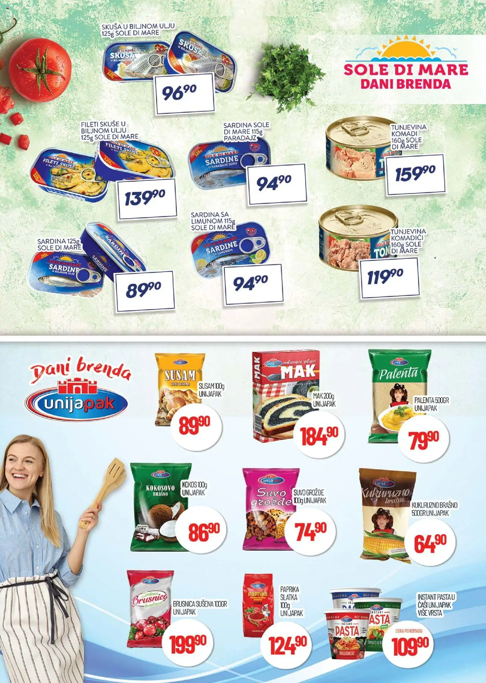 Medius katalog - važi od 10.03.2026 | Strana: 10 | Proizvode: Skuša, Paprika, Brašno, Paradajz