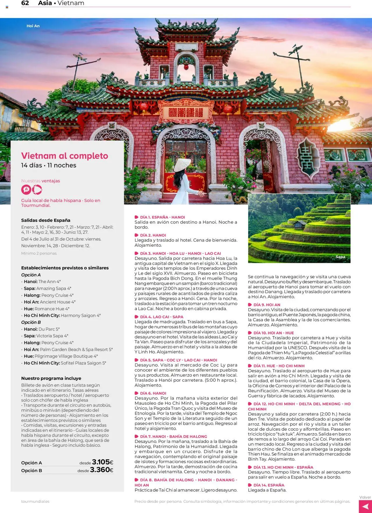 Viajes El Corte Inglés Asia y Oceanía │ válido desde el 01.01.2025 | Página: 62 | Productos: Bicicleta, Cocina, Navegación