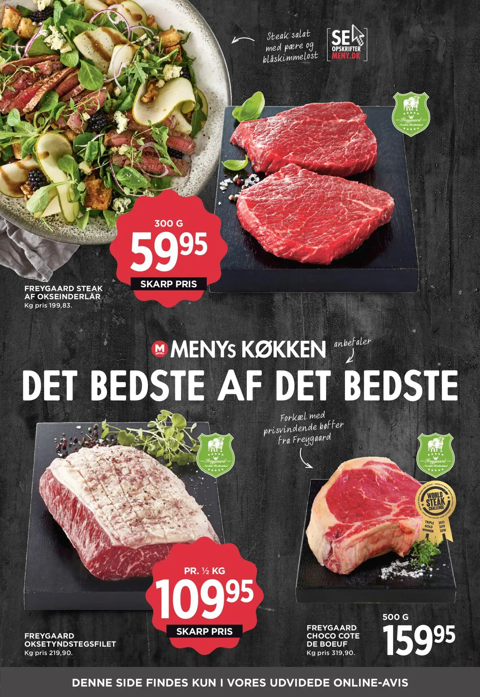 Meny tilbudsavis – gyldig fra 01.05.2026 | Side: 18 | Produkter: Bøffer, Salat
