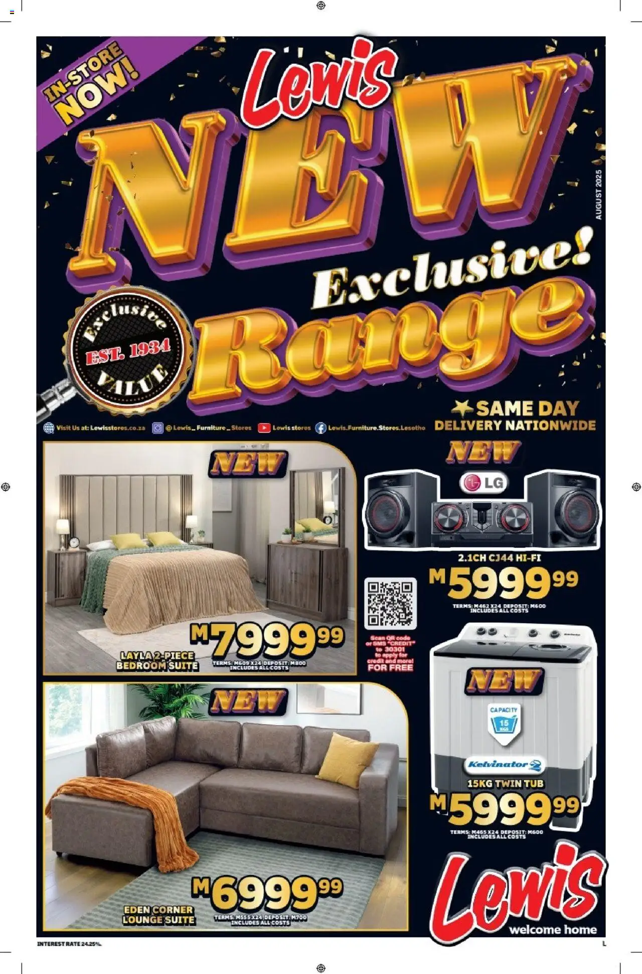 Lewis Stores - Lesotho Brochure │ valid from 11.08.2025 | Page: 1 | Products: Lounge suite