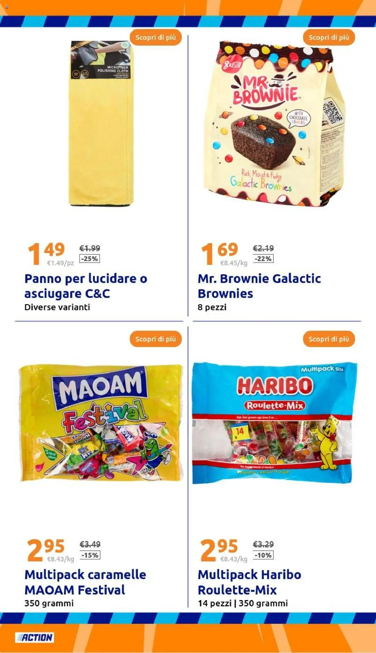 Volantino Action del 10.09.2025 | Pagina: 28 | Prodotti: Caramelle, The