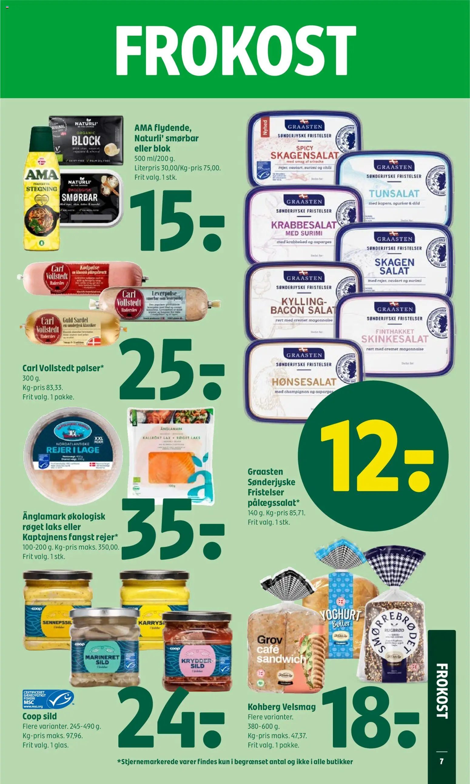 Coop 365 tilbudsavis – gyldig fra 23.04.2026 | Side: 10 | Produkter: Champignon, Bacon, Rejer, Skinkesalat