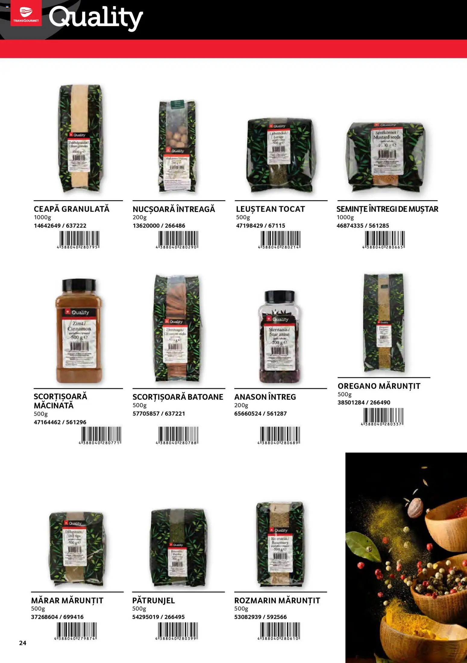 Noul catalog Selgros – valabil de la 30.01.2026 | Pagină: 24 | Produse: Pătrunjel, Semințe, Muștar, Ceapă