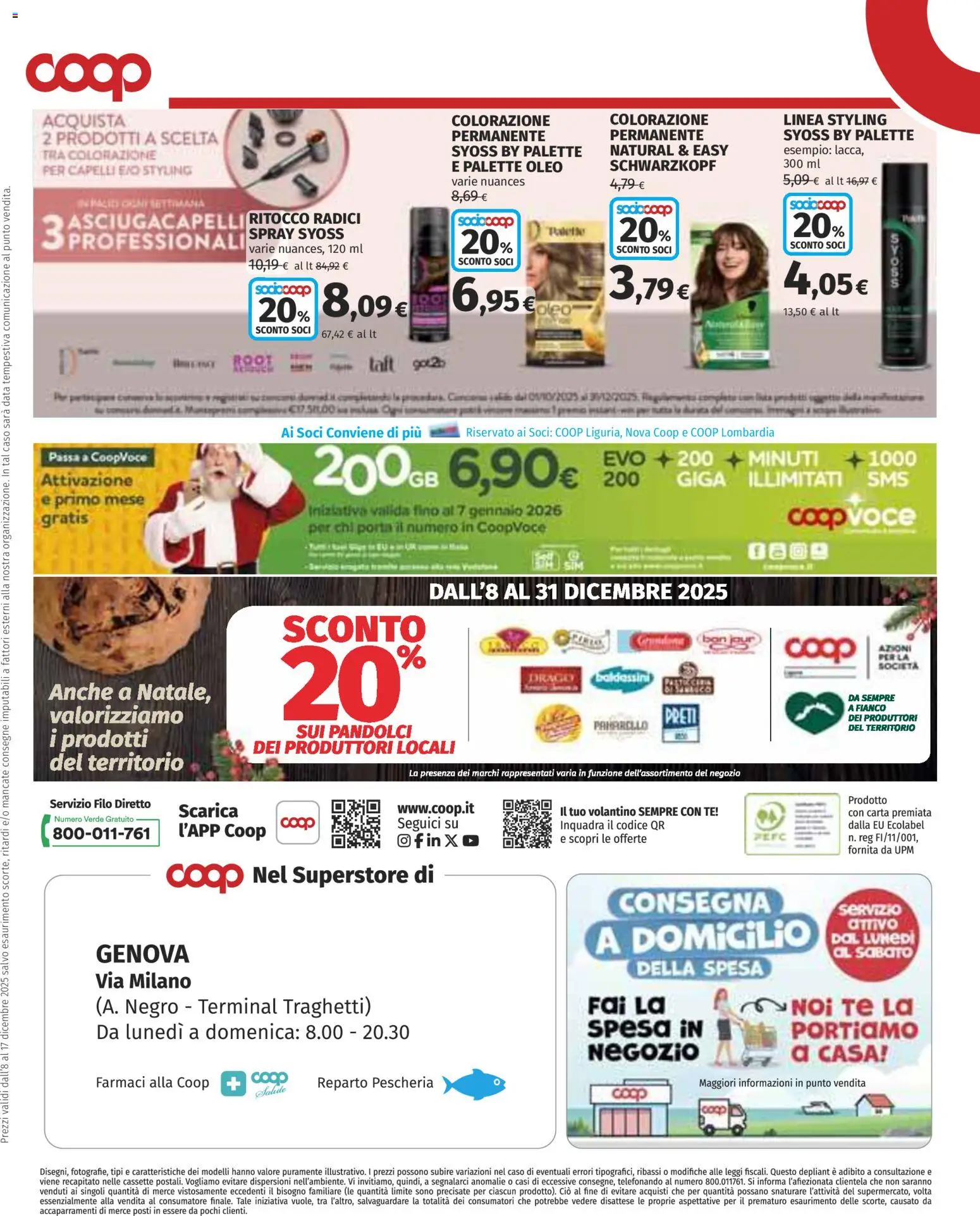 Volantino COOP del 08.12.2025 | Pagina: 21 | Prodotti: Tè, Data, Asciugacapelli