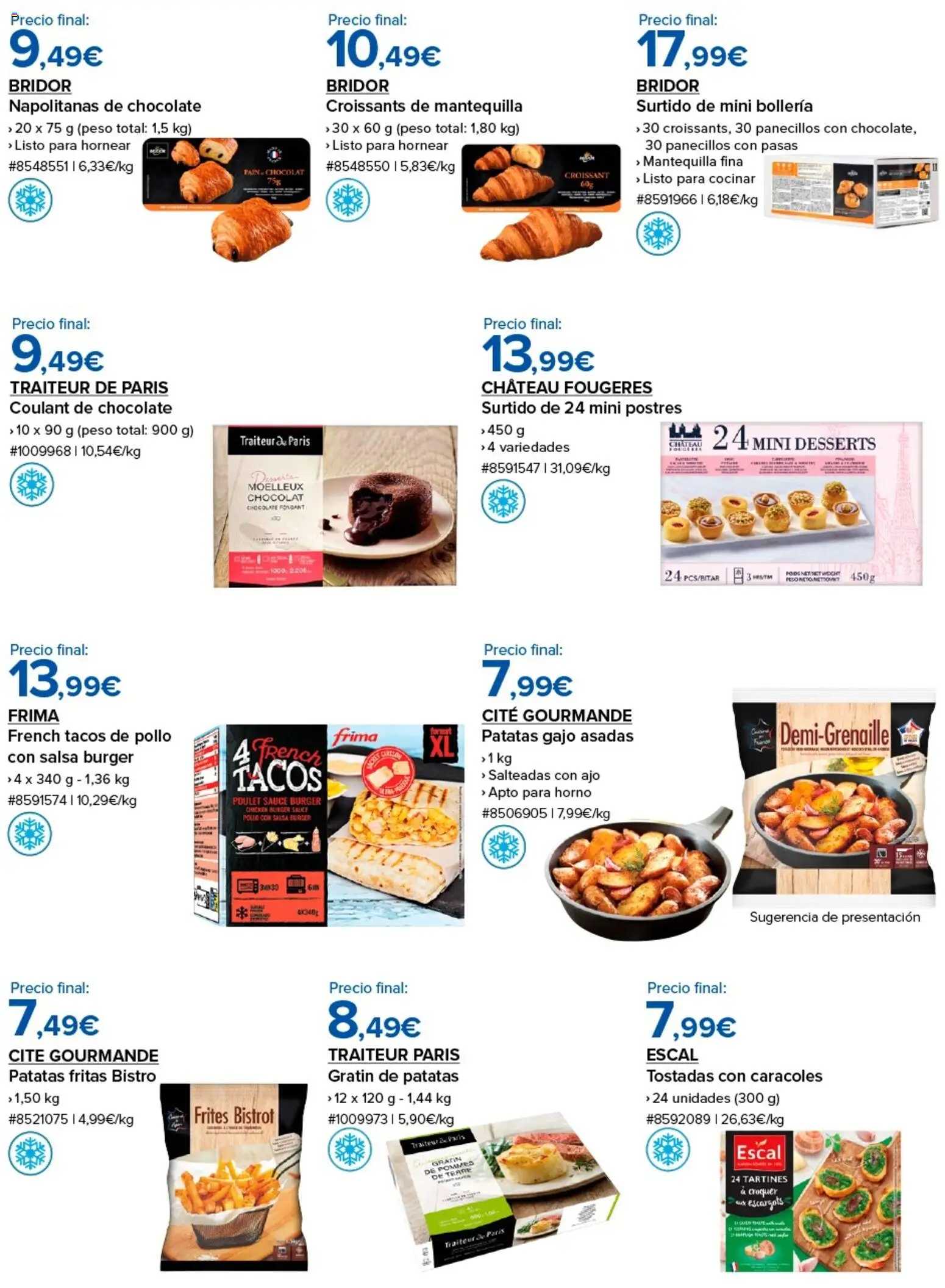 Costco catálogo │ válido desde el 25.02.2026 | Página: 5 | Productos: Croissant, Tacos, Horno, Peso