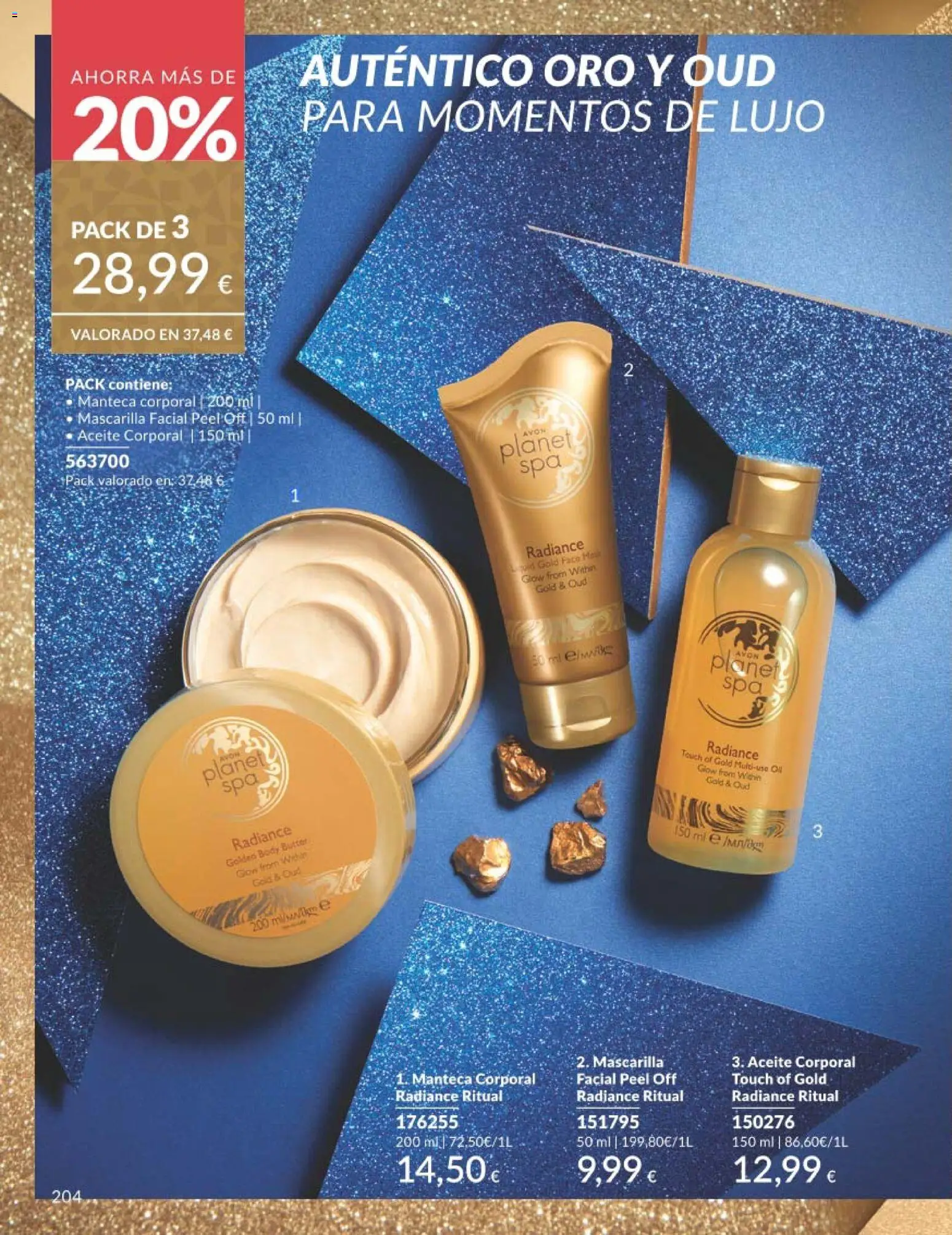 Catálogo AVON campaña 11 Black Friday │ válido desde el 01.11.2025 | Página: 204 | Productos: Manteca, Aceite, Manteca corporal, Body