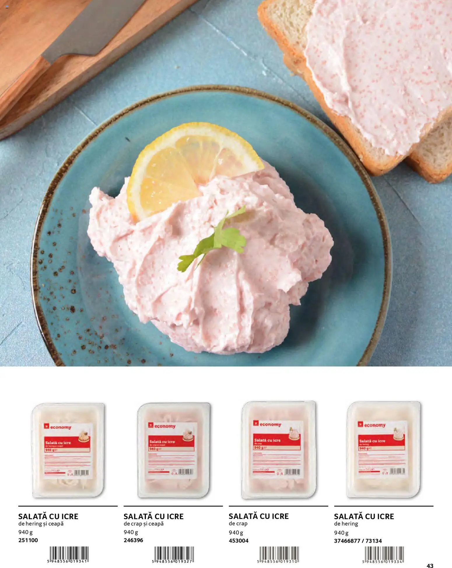 Noul catalog Selgros – valabil de la 30.01.2026 | Pagină: 43 | Produse: Salată cu icre, Salată, Ceapă