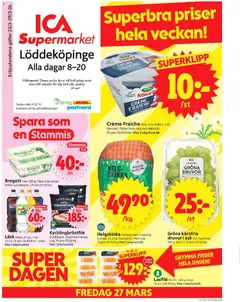 ICA Supermarket - Löddeköpinge - Förhandsvisning av reklamblad från butik ICA Supermarket aktuell från 23.03.2026