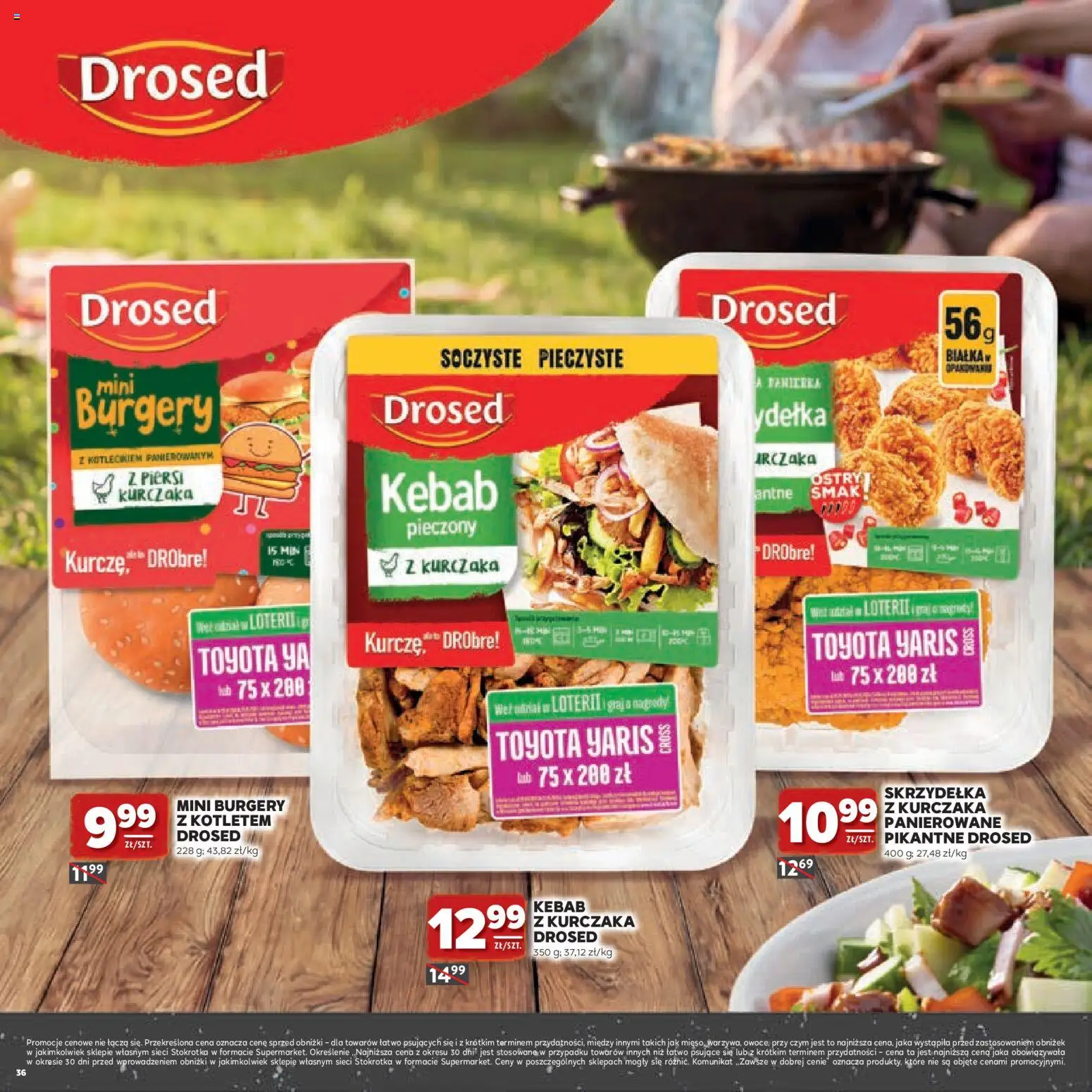 Stokrotka gazetka - Grill od 23.04.2026 | Strona: 36 | Produkty: Piersi, Kebab, Stokrotka