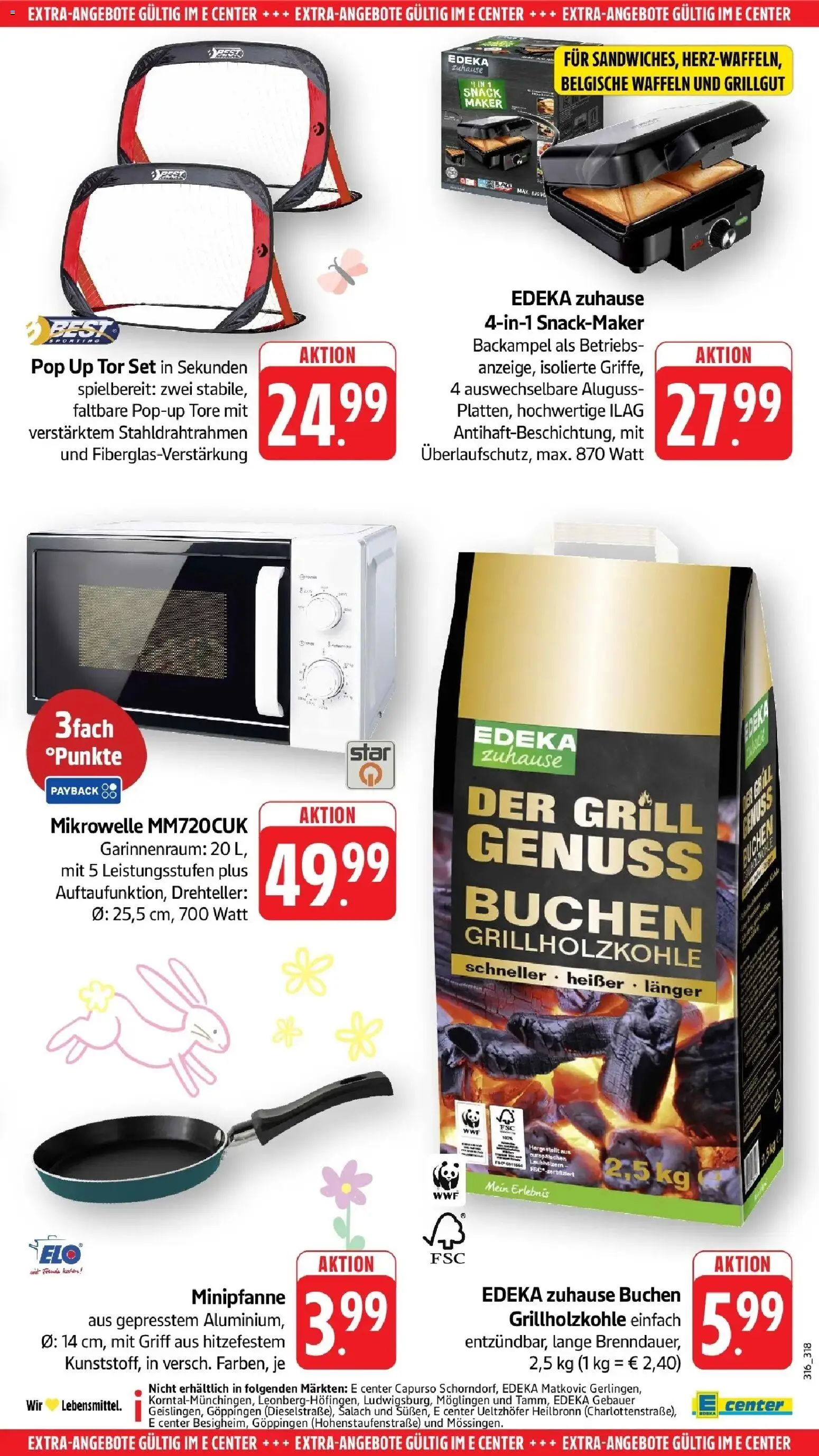 Angebote – gültig ab 30.03.2026 | Seite: 64 | Produkte: Mikrowelle, Grill, Waffeln