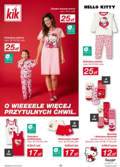 Pogląd oferty "Kik Gazetka" - ważna od 02.02.2026 | Strona: 10 | Produkty: Koszula, Majtki, Piżama, Skarpetki