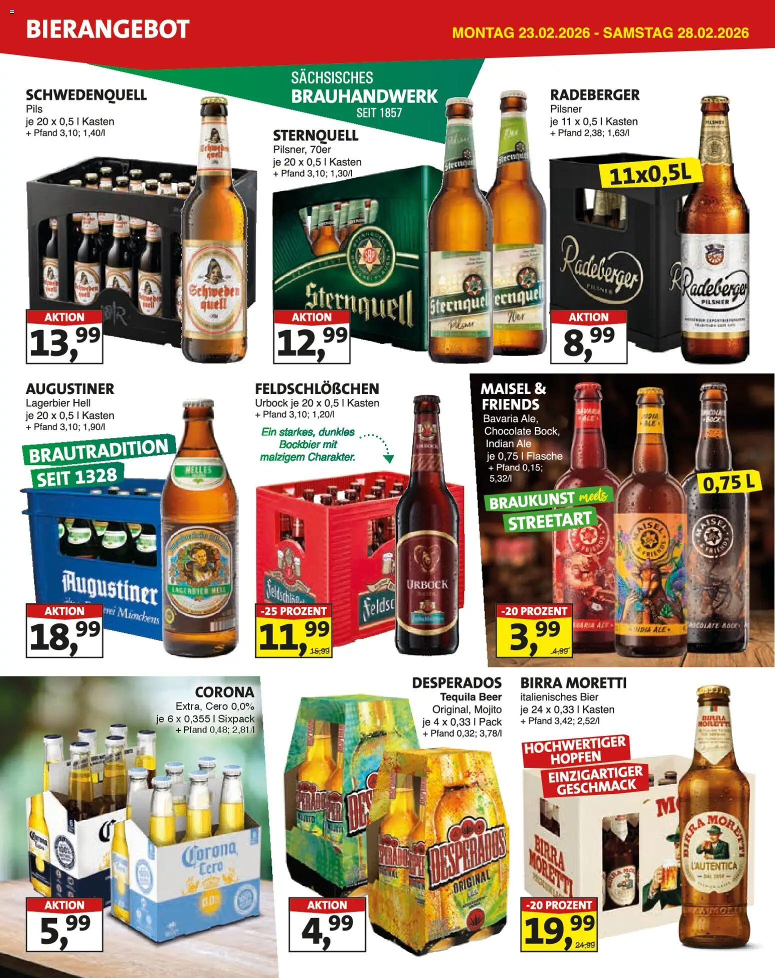 Lösch Depot Prospekt 	 – gültig ab 23.02.2026 | Seite: 2 | Produkte: Bier, Pils, Tequila, Desperados