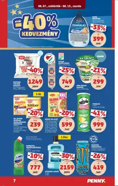 PENNY akciós ujság - amely érvényes a következő dátumtól: 07.08.2025 | Oldal: 9
