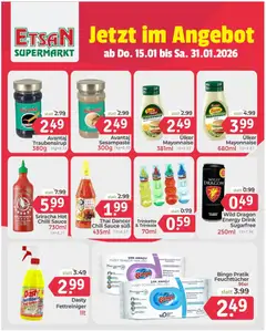 ETSAN Flugblatt ab 15.01.2026 gültig | Seite: 5 | Produkte: Mayonnaise, Chili