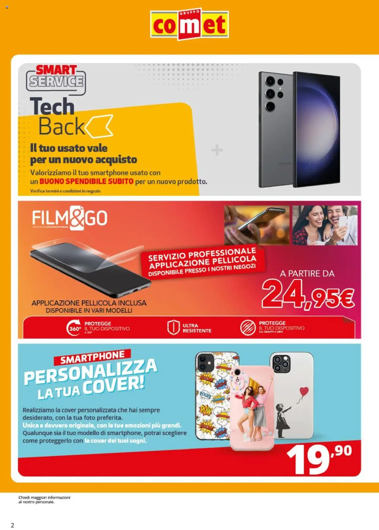 Volantino Comet del 05.08.2025 | Pagina: 2 | Prodotti: Smartphone, Pellicola