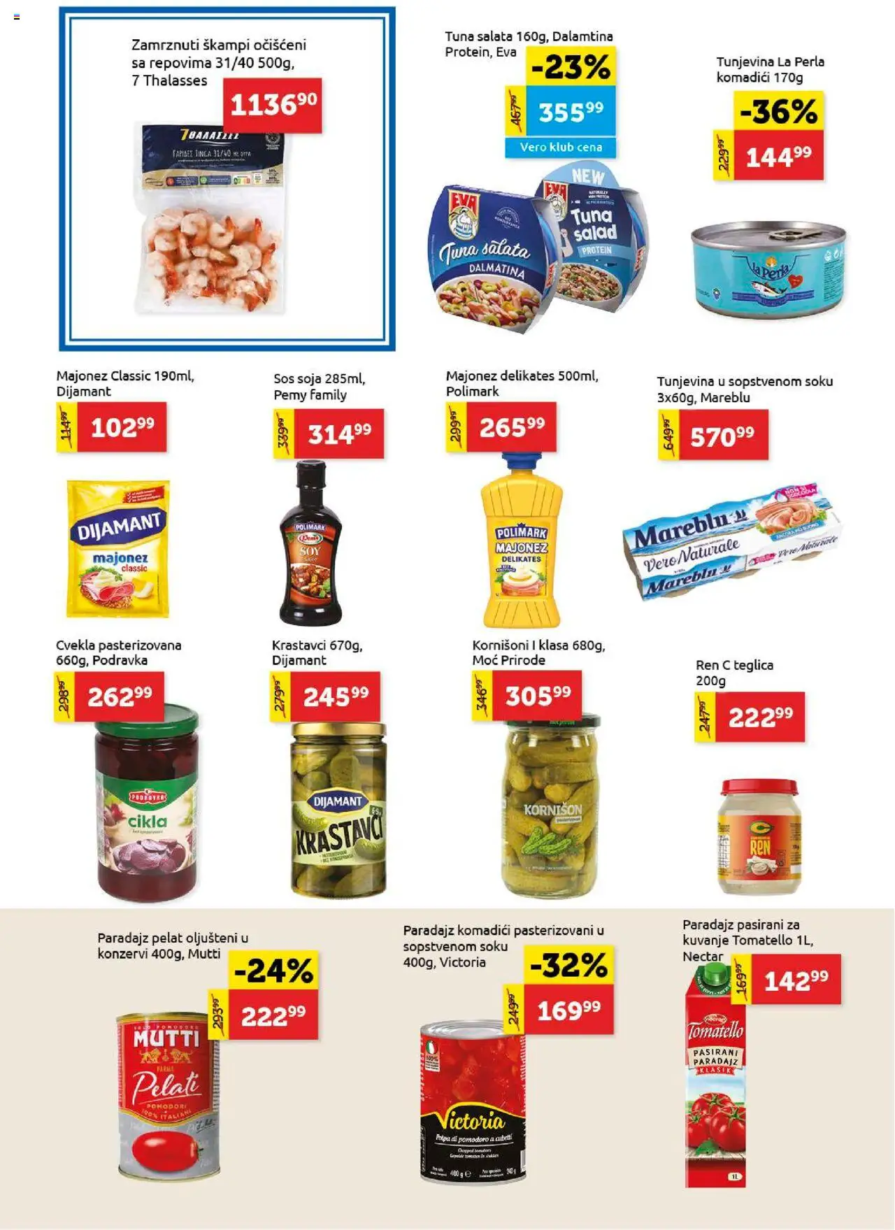 SuperVERO katalog - važi od 16.10.2025 | Strana: 8 | Proizvode: Majonez, Krastavci, Salata, Cvekla