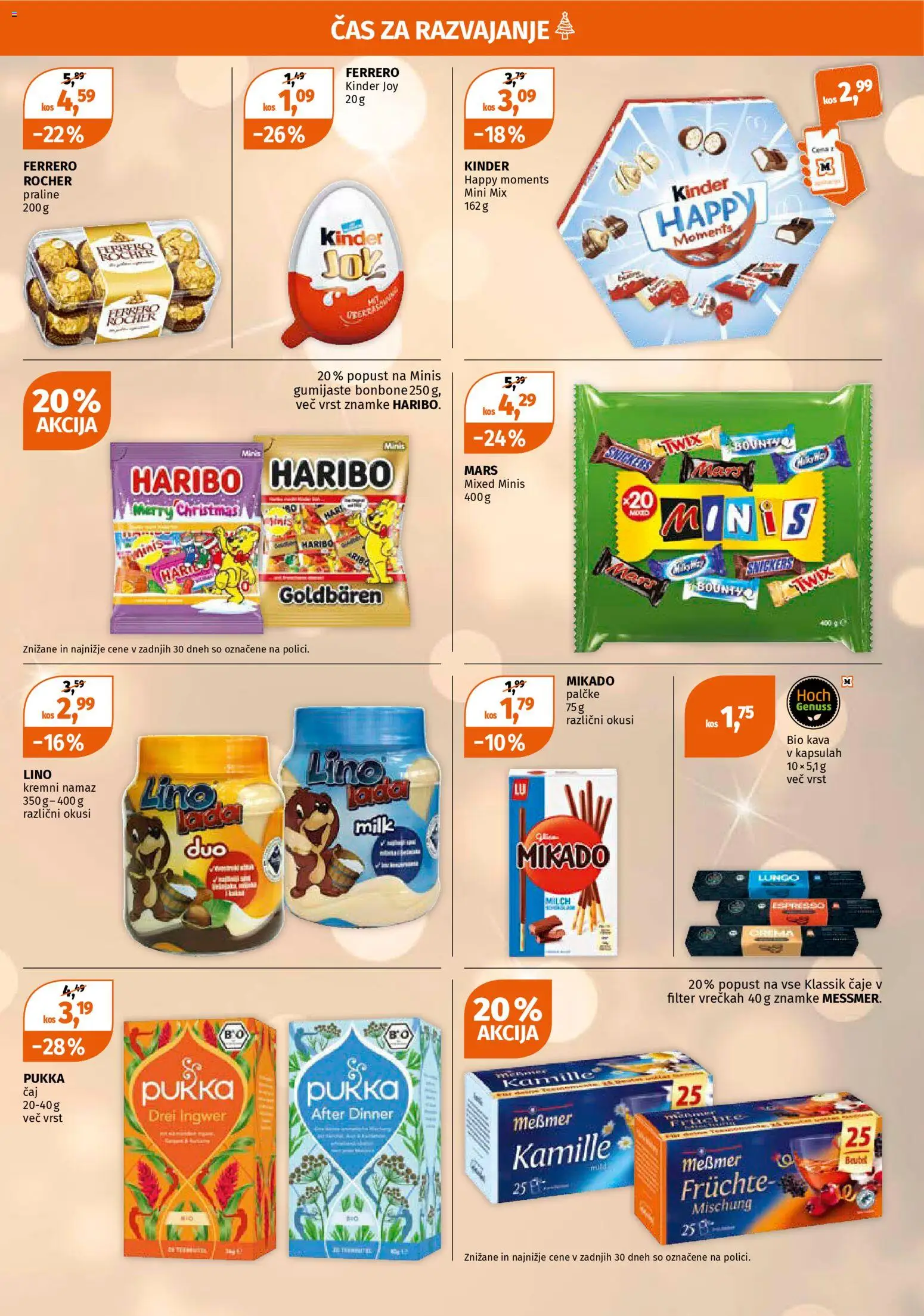 Novi Müller katalog ponudbe – veljaven od 01.12.2025 | Stran: 13 | Izdelki: Namaz, Kos, Kava, Caj