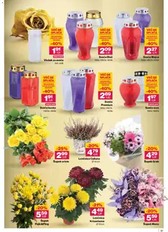 Mercator katalog akcije – veljaven od 23.10.2025 | Stran: 51 | Izdelki: Sveča, Šopek, Kos, Svece