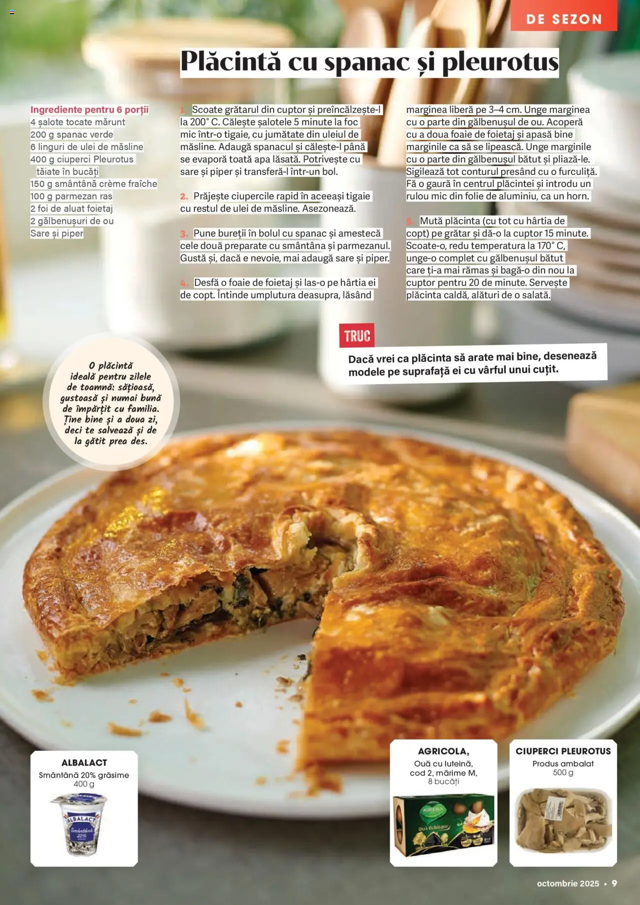 Noul catalog Mega Image – valabil de la 02.10.2025 | Pagină: 9 | Produse: Linguri, Aluat, Plăcintă, Sare