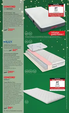 Matratzen Concord Flugblatt ab 26.11.2025 gültig | Seite: 2 | Produkte: Matratze