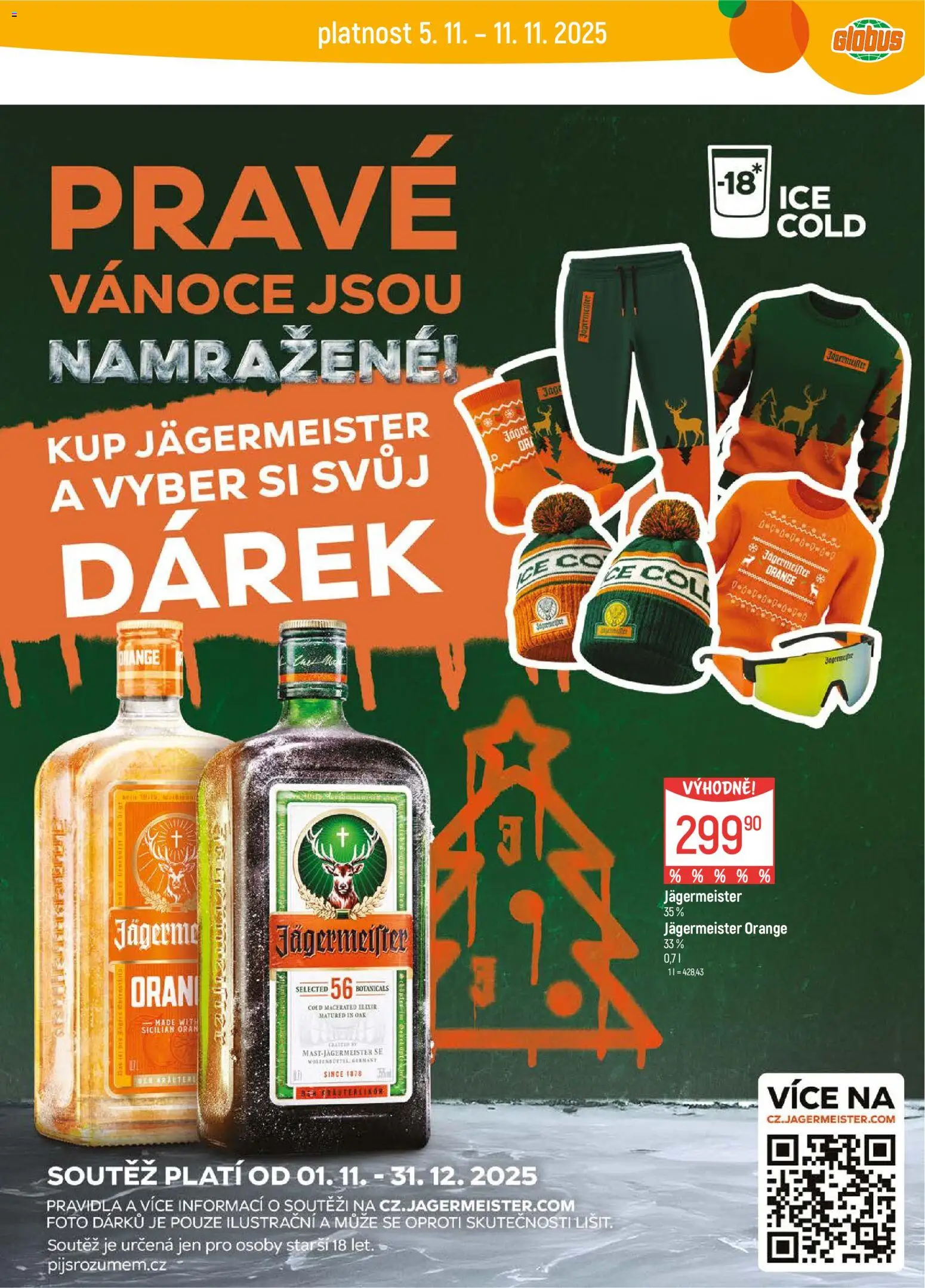 Globus leták - České Budějovice od 05.11.2025 | Strana: 28 | Produkty: Jägermeister, Globus, Jäger