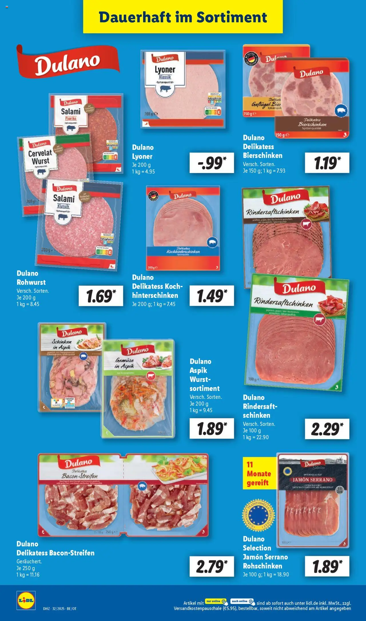 Lidl Prospekt Grimma - gültig ab dem 04.08.2025 | Seite: 8 | Produkte: Bier, Gemüse, Paprika, Wurst