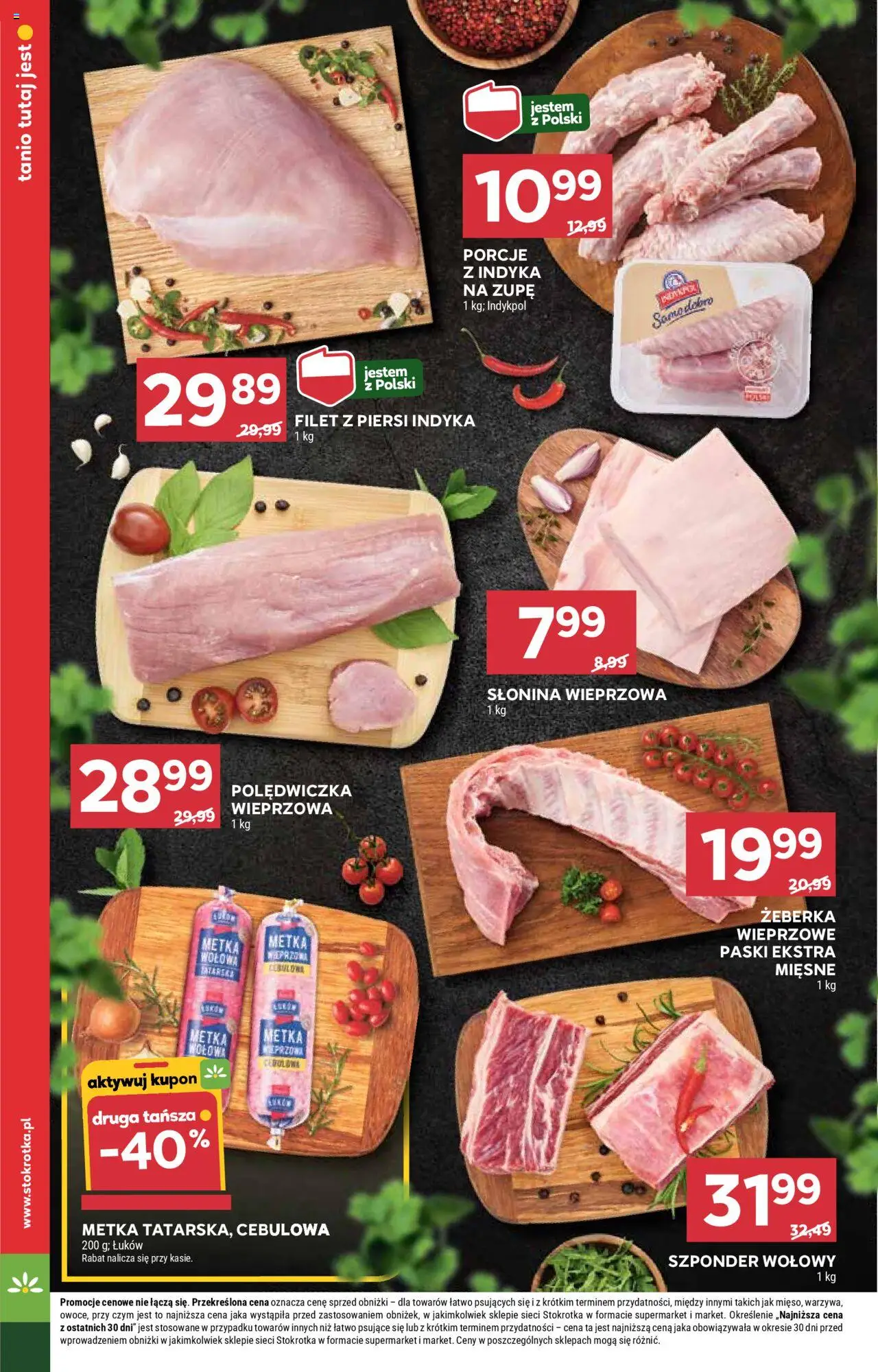 Stokrotka Gazetka od 13.08.2025 | Strona: 10 | Produkty: Piersi, Słonina, Stokrotka