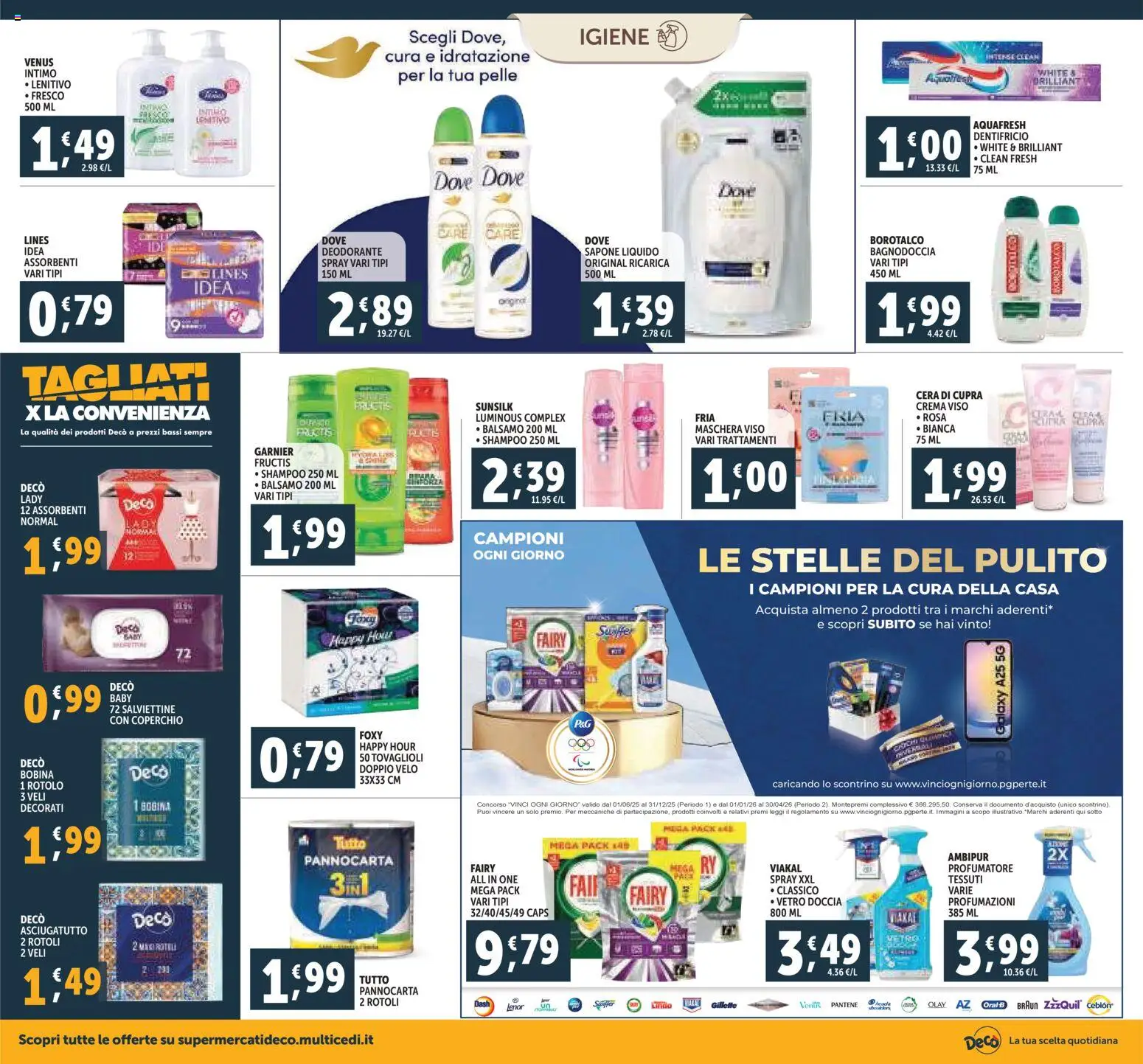 Volantino Decò del 20.11.2025 | Pagina: 18 | Prodotti: Balsamo, Deodorante, Dentifricio, Asciugatutto