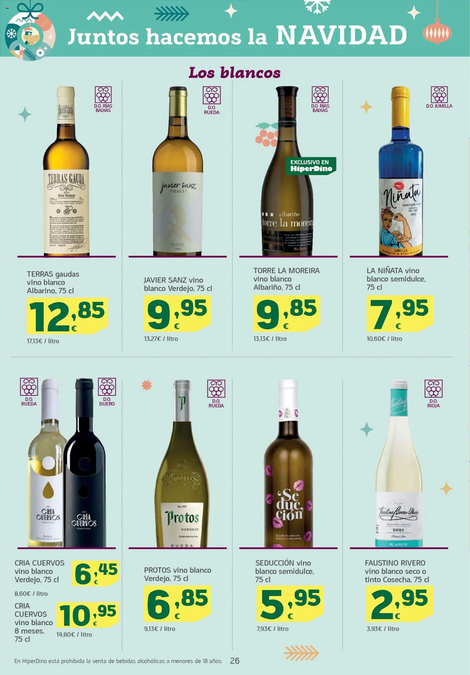 HiperDino folleto │ válido desde el 26.12.2025 | Página: 26 | Productos: Vino