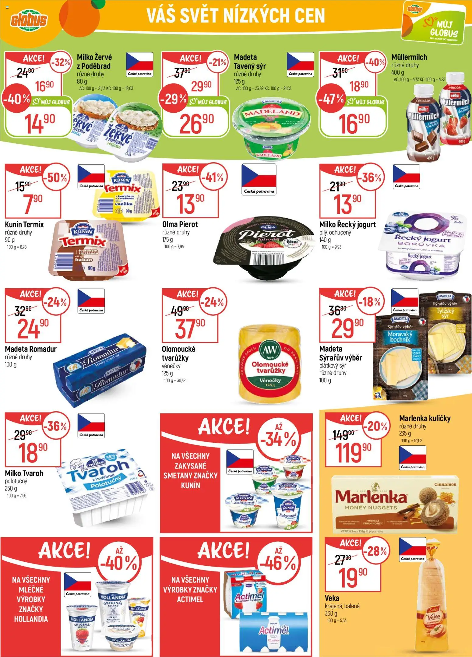 Globus leták - Karlovy Vary od 10.12.2025 | Strana: 24 | Produkty: Veka, Sýr, Tvarůžky, Plátkový sýr