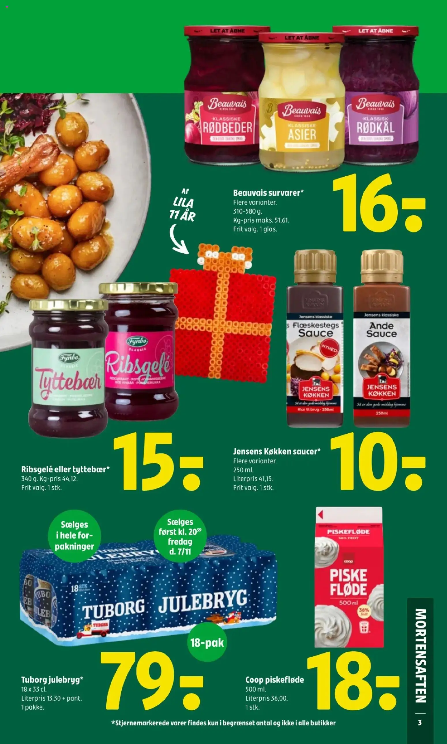 Coop 365 tilbudsavis – gyldig fra 06.11.2025 | Side: 3 | Produkter: Ribsgele, Rødbeder, Fløde, Asier
