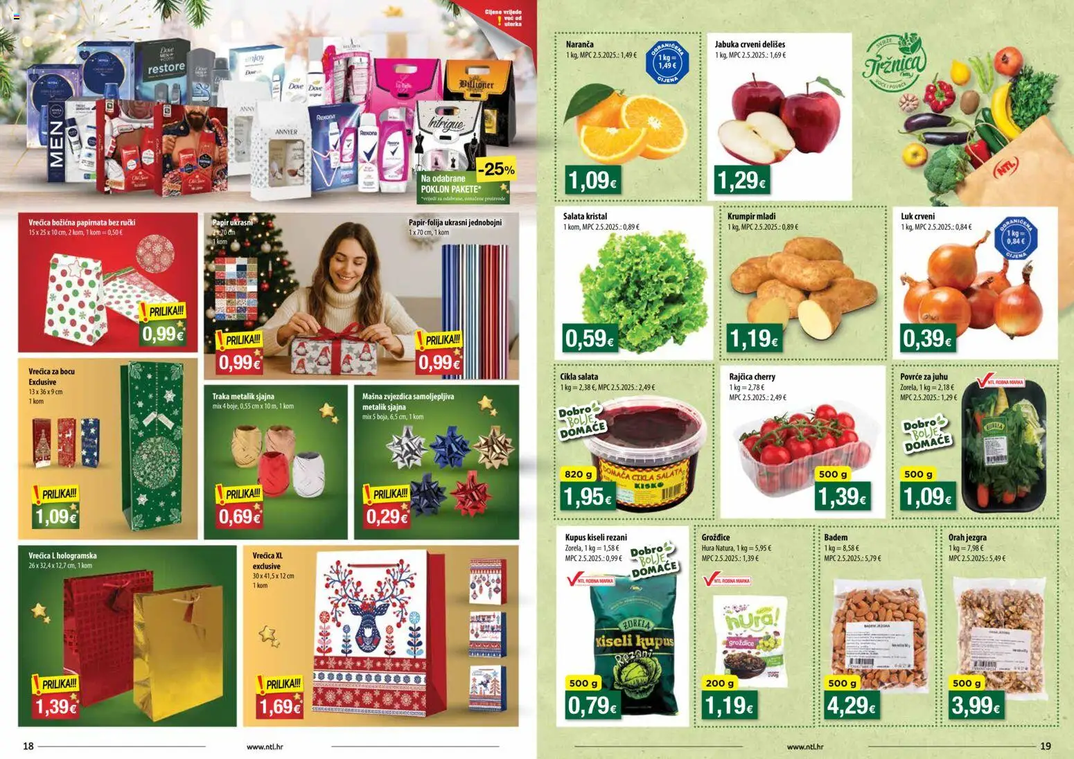 NTL katalog | vrijedi od 24.12.2025 | Stranica: 10 | Proizvodi: Luk, Kupus, Rajčica, Orah