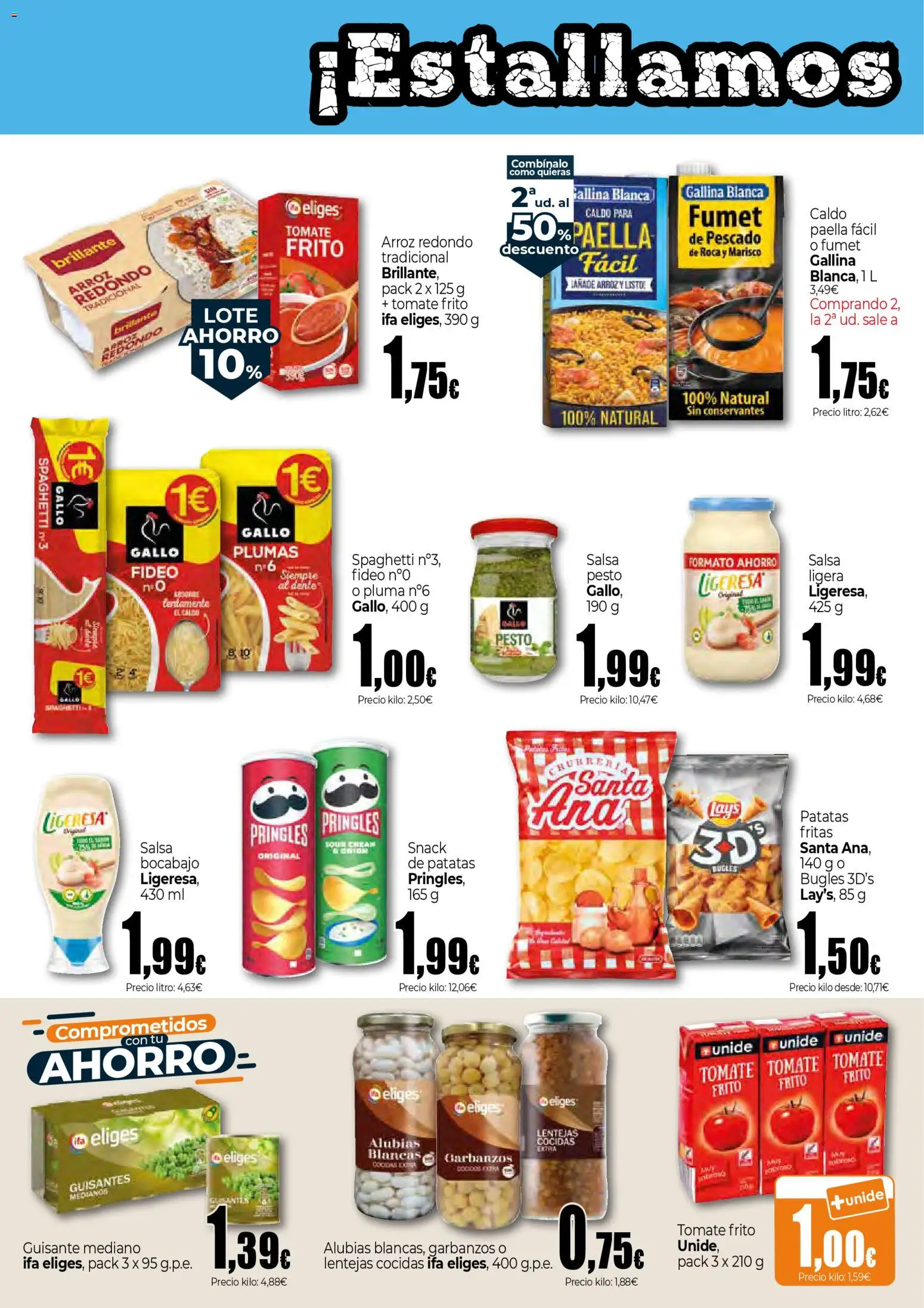 Unide - Super │ válido desde el 23.04.2026 | Página: 4 | Productos: Arroz, Pescado