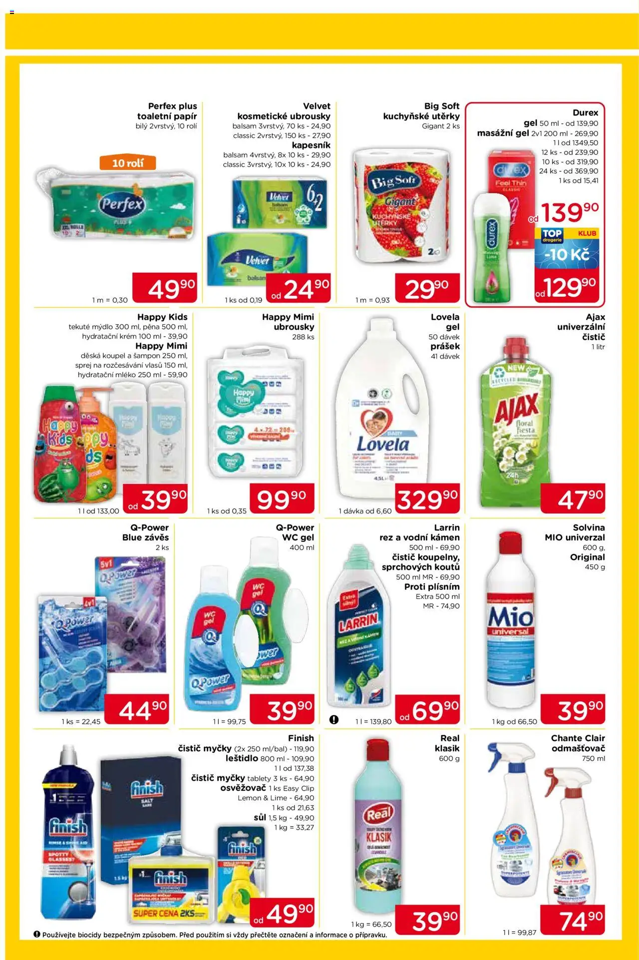 Top drogerie leták od 07.08.2025 | Strana: 3 | Produkty: Utěrky, Velvet, Lovela, Odmašťovač