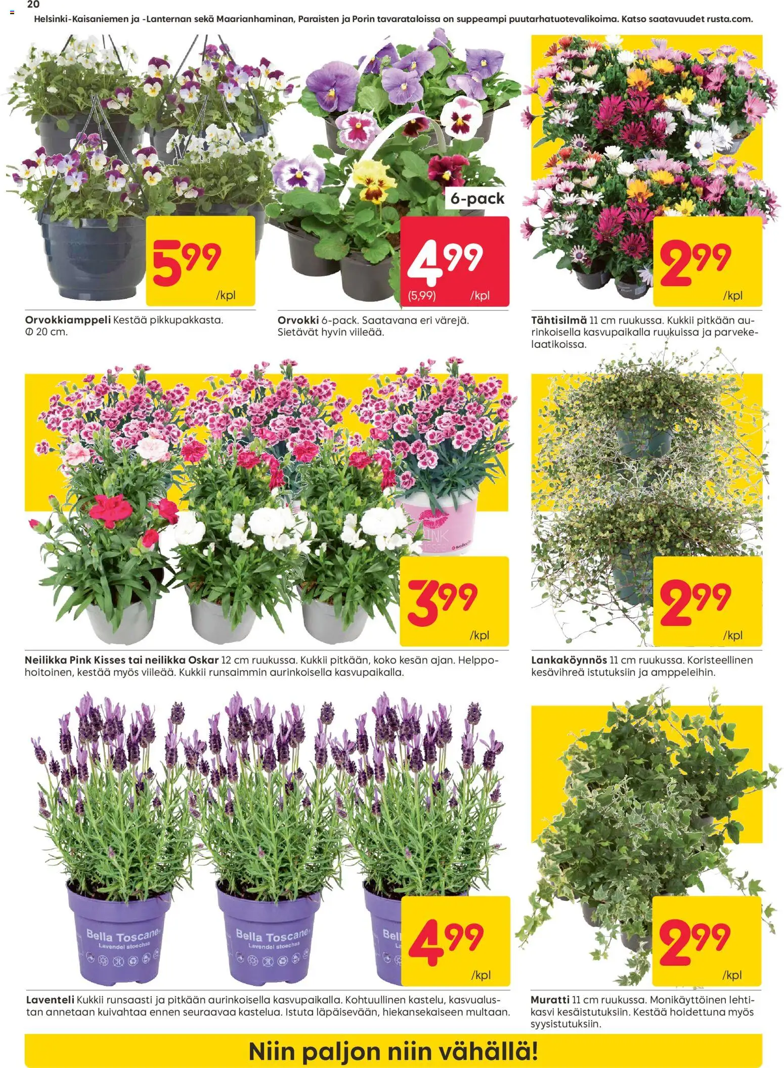 Rusta tarjoukset – voimassa 13.04.2026 alkaen | Sivu: 20