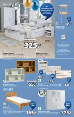 JYSK Angebote gültig ab 17.09.2025 | Seite: 9 | Produkte: Kleiderschrank, Kommode, Nachttisch, Lattenrost