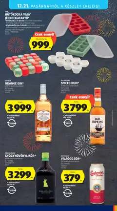SPICED RUM*, 35% alkoholtartalom, 0,7 l/üveg - amely érvényes a következő dátumtól: 18.12.2025 | Oldal: 57