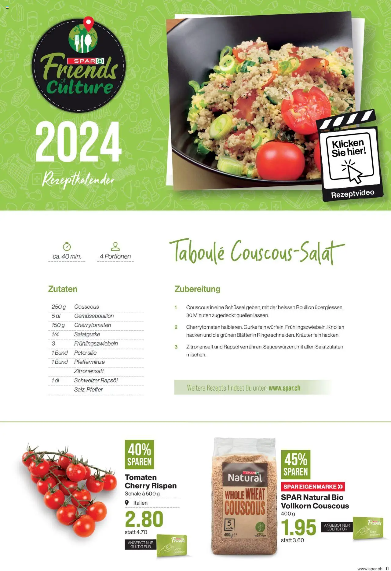 SPAR Aktionen – gültig ab 10.10.2025 | Seite: 11 | Produkte: Rapsöl, Tomaten, Petersilie, Pfeffer