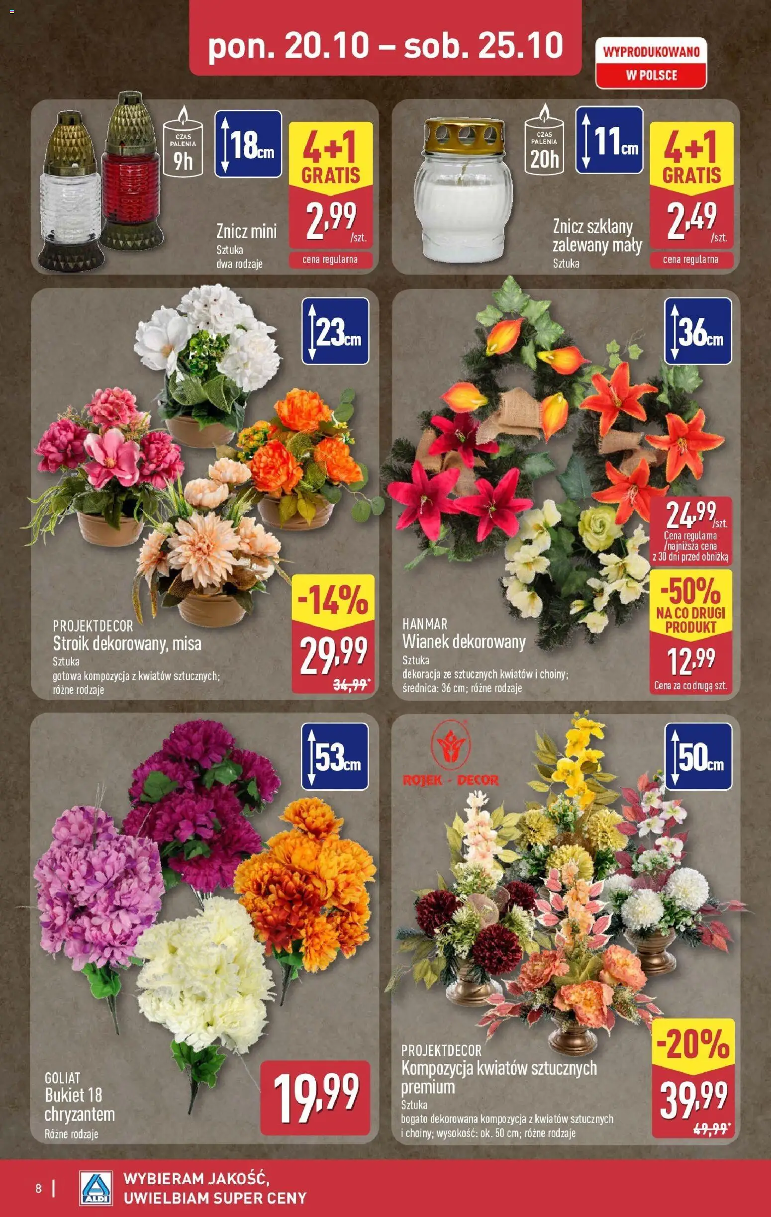 Aldi - Dodatkowe promocje na weekend w ALDI od 22.10.2025 | Strona: 8