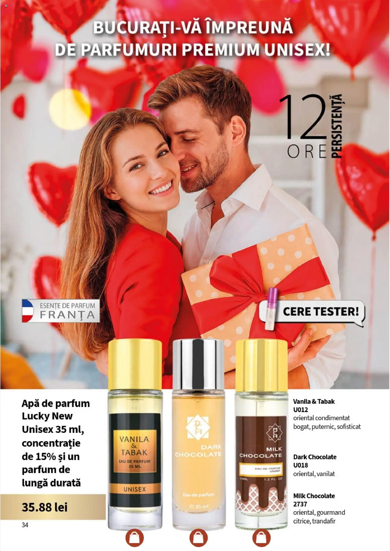 Noul catalog Lady’s – valabil de la 05.01.2026 | Pagină: 36 | Produse: Apă de parfum, Trandafir, Parfum, Apă