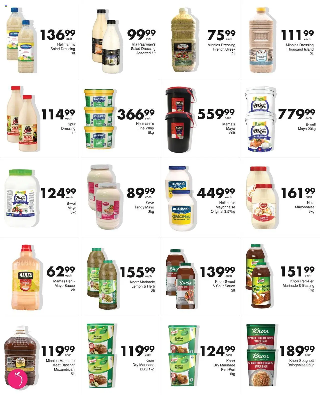 Save Catering Specials  │ valid from 25.08.2025 | Page: 18 | Products: Dressing, Marinade, Salad, Peach