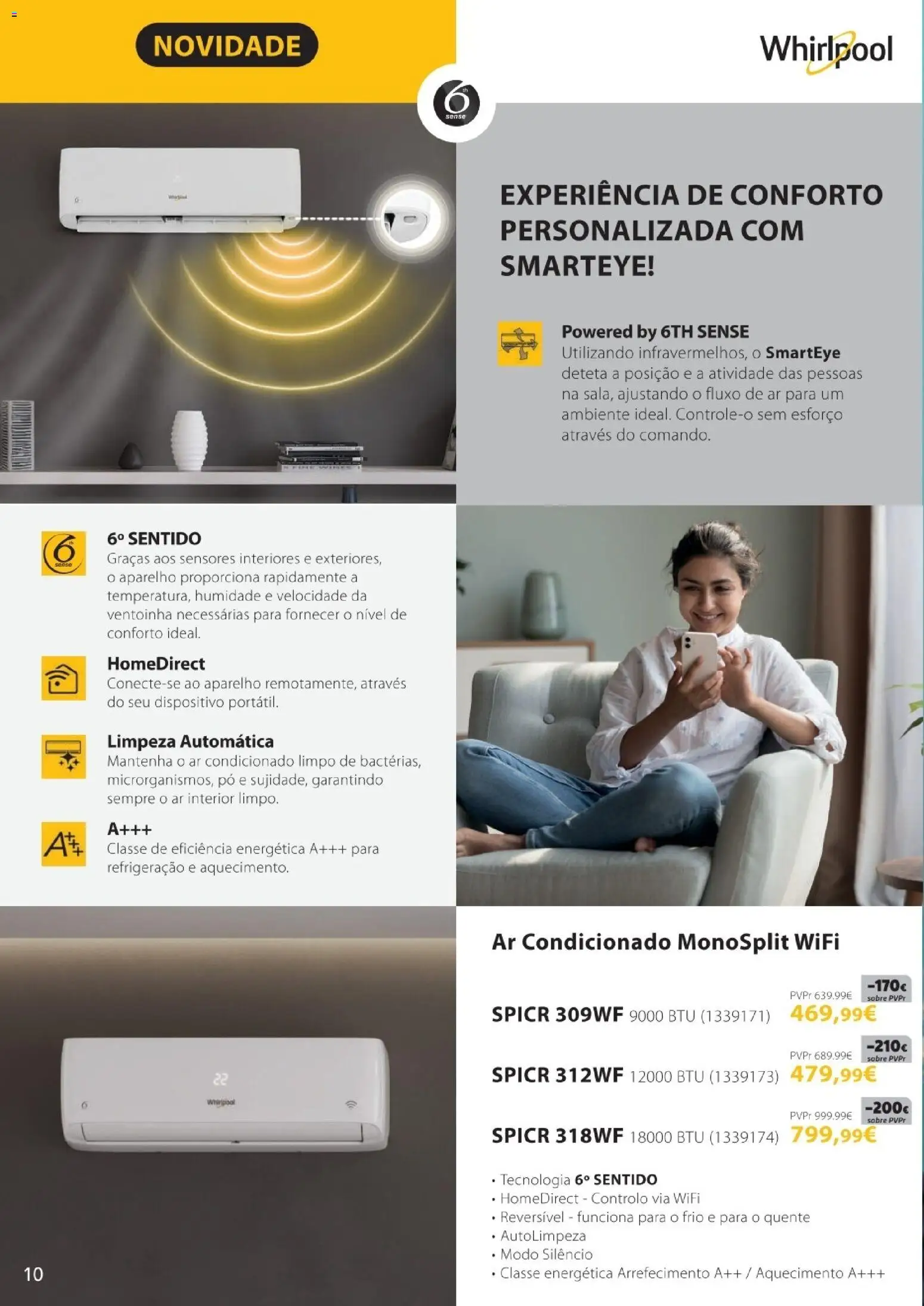 Radio Popular - Folheto Especial Aquecimento │ válido de 19.12.2025 | Página: 10 | Produtos: Ar condicionado, Pó, Whirlpool