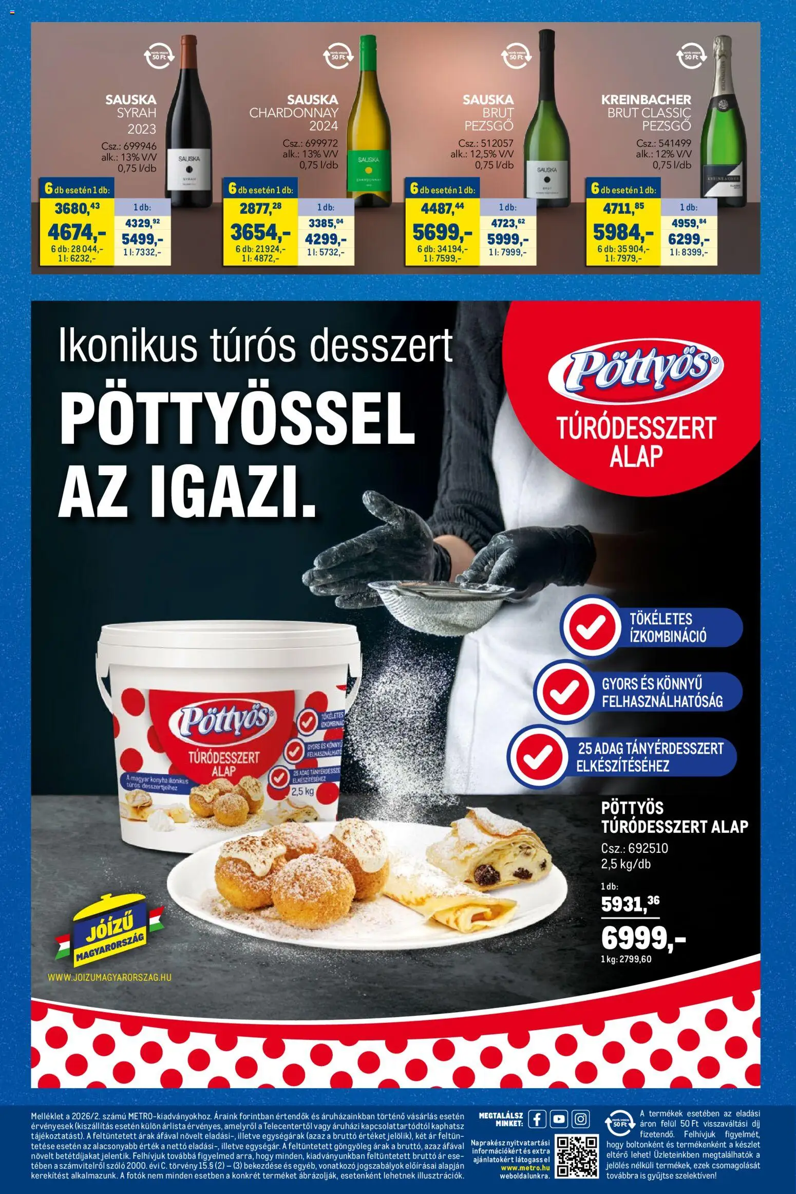 Metro akciós ujság - amely érvényes a következő dátumtól: 01.02.2026 | Oldal: 60