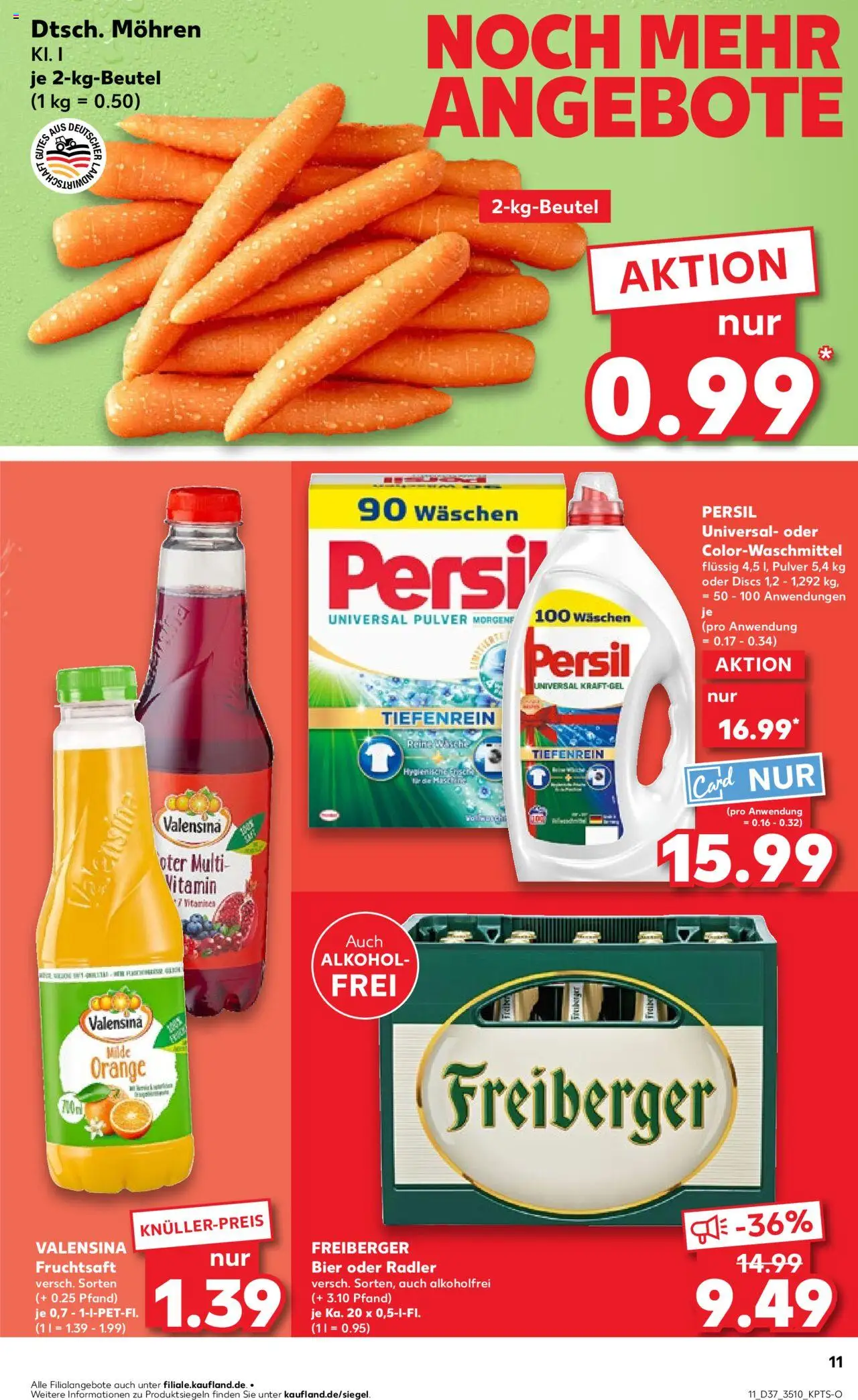 Kaufland prospekt Leipzig	 – gültig ab 14.09.2025 | Seite: 11 | Produkte: Mohren, Valensina, Radler, Fruchtsaft