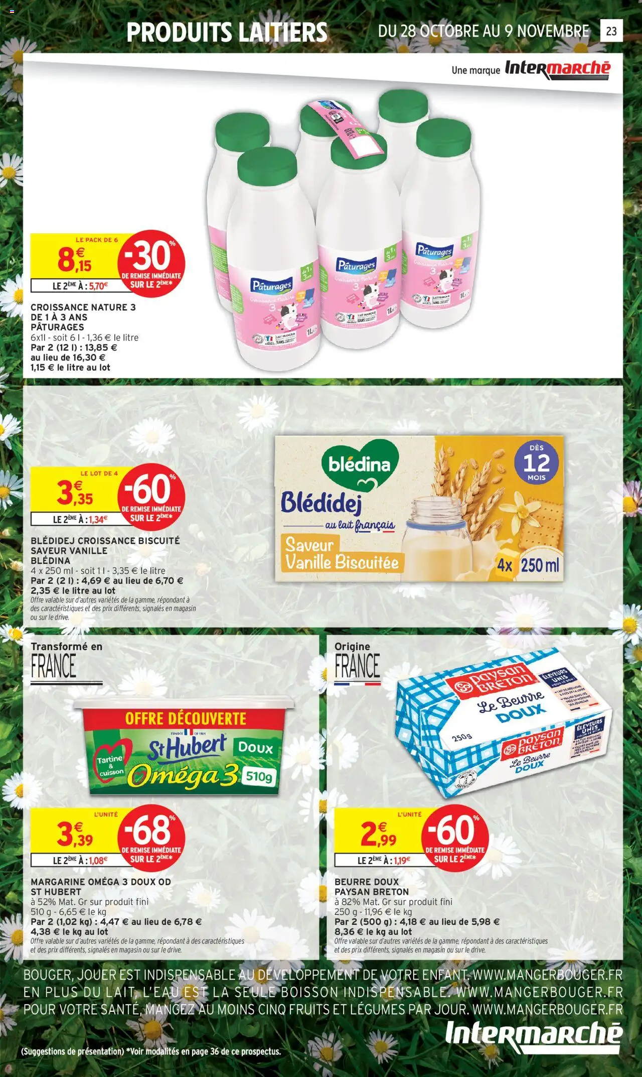 {H1} | Page: 11 | Produits: Le beurre doux, Lait, Beurre, Beurre doux