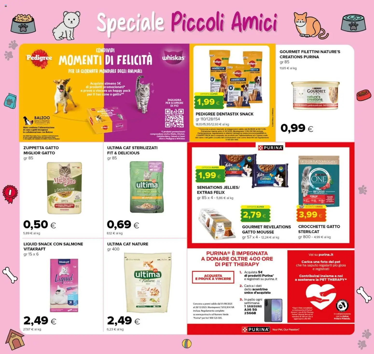 Volantino Oasi del 23.10.2025 | Pagina: 24 | Prodotti: Salmone, Crocchette, Crocchette gatto, Samsung