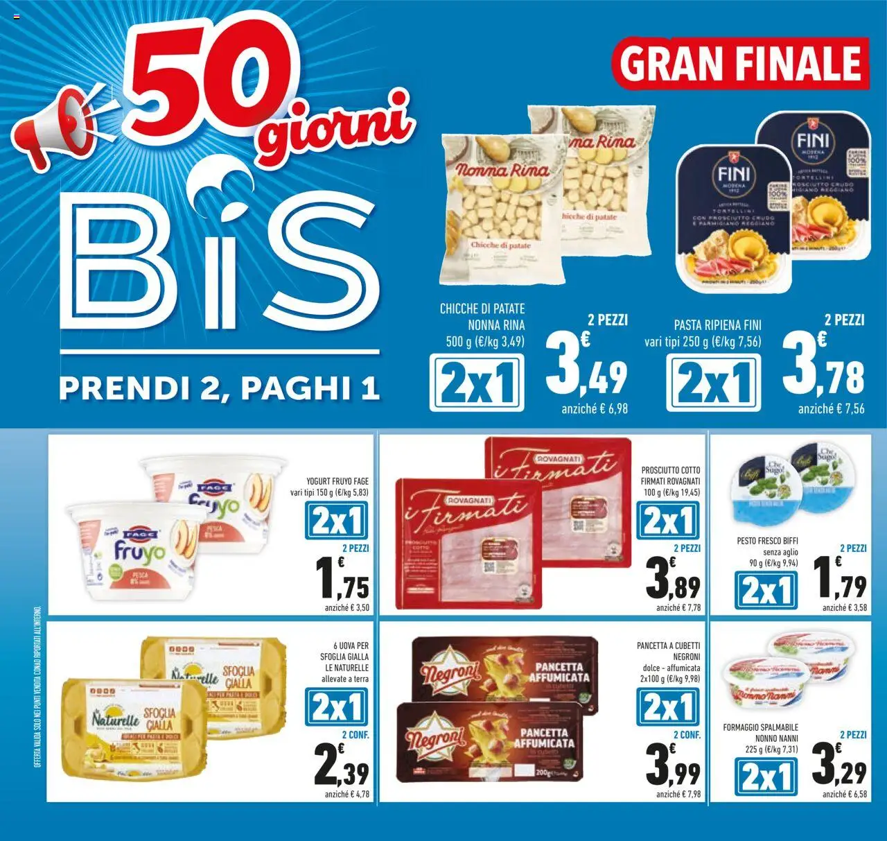 Volantino Conad del 08.10.2025 | Pagina: 12 | Prodotti: Yogurt, Formaggio, Pasta, Parmigiano reggiano