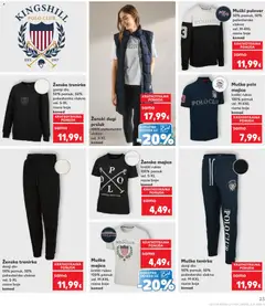 Muška polo majica, kratki rukav 100% pamuk vel. M-XXL razne boje komad - Pregled kataloga iz trgovine Kaufland, vrijedi od 28.01.2026 | Stranica: 23