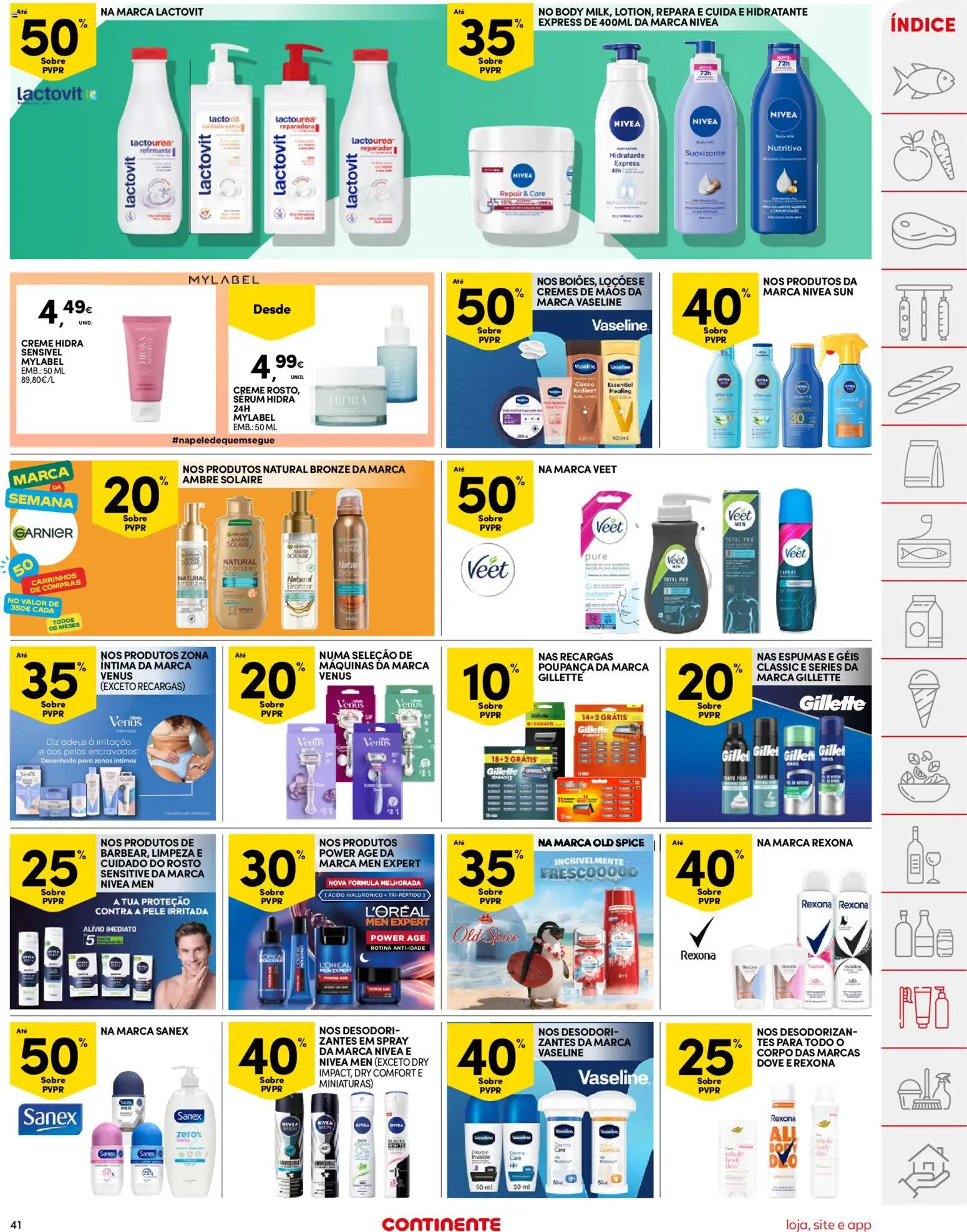 Continente folheto │ válido de 07.04.2026 | Página: 41 | Produtos: Bronzer, Sérum, Creme