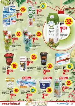 E.leclerc katalog akcije – veljaven od 10.12.2025 | Stran: 19 | Izdelki: Mlečna rezina, Skyr, Kisla smetana, Smetana
